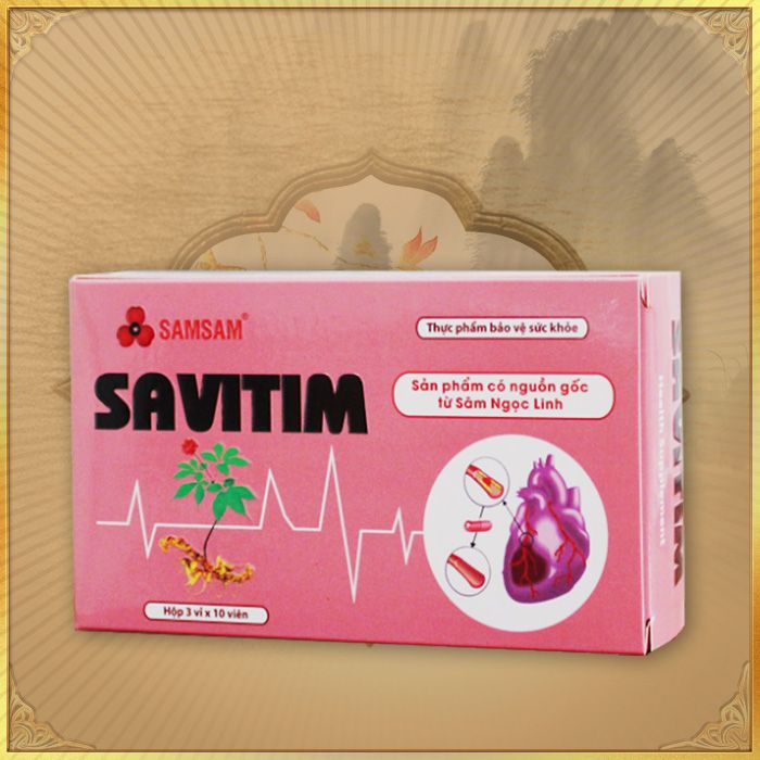 Savitim – Sâm ngọc linh tốt cho tim mạch 