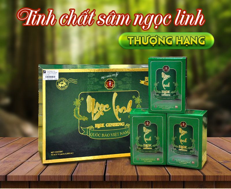 Tinh chất Sâm Ngọc Linh thượng hạng hộp 15 gói NS186 1